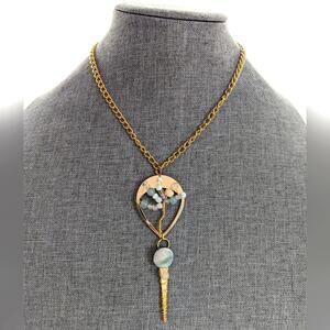 Artisan Made Handcrafted Wire Wrapped Unique Boho Hippie Beaded Tree Necklace